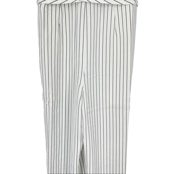 Foxiedox Sappho Jumpsuit Wide Leg White White Stripe Women’s Size Large NWT - Picture 8 of 11